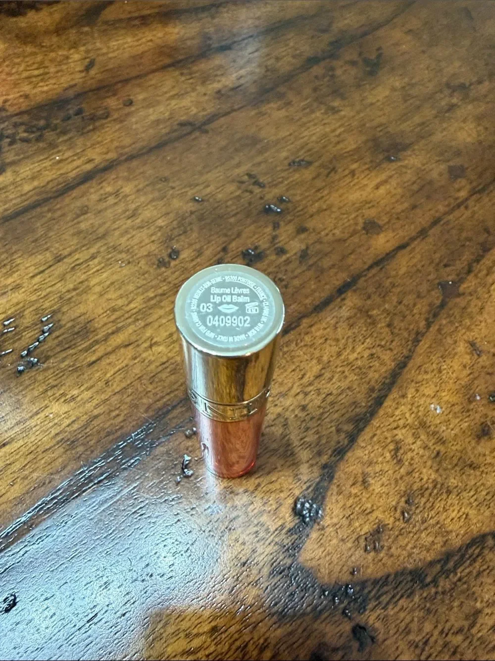 Clarins Hydrating Peptide & Plumping Lip Oil Balm 03 Lychee 0.1oz